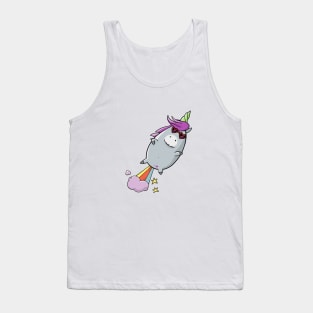 Unicorn with natural propulsion Tank Top